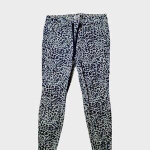 LEI Black and White Patterned Joggers